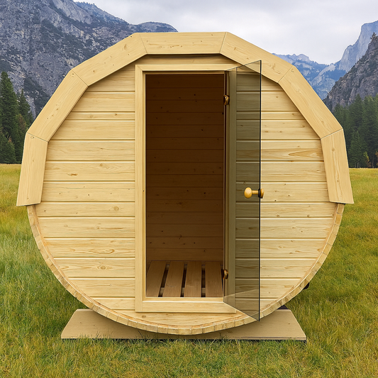 Fasssauna 200 × 150 cm